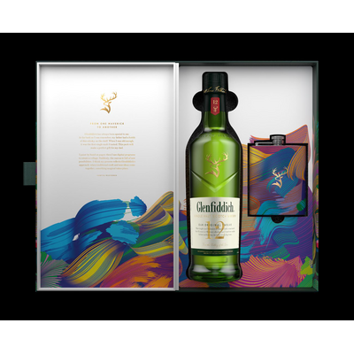 All Products :: Whisky Glenfiddich 0.7 L 40 % 12 Years Old + Flask